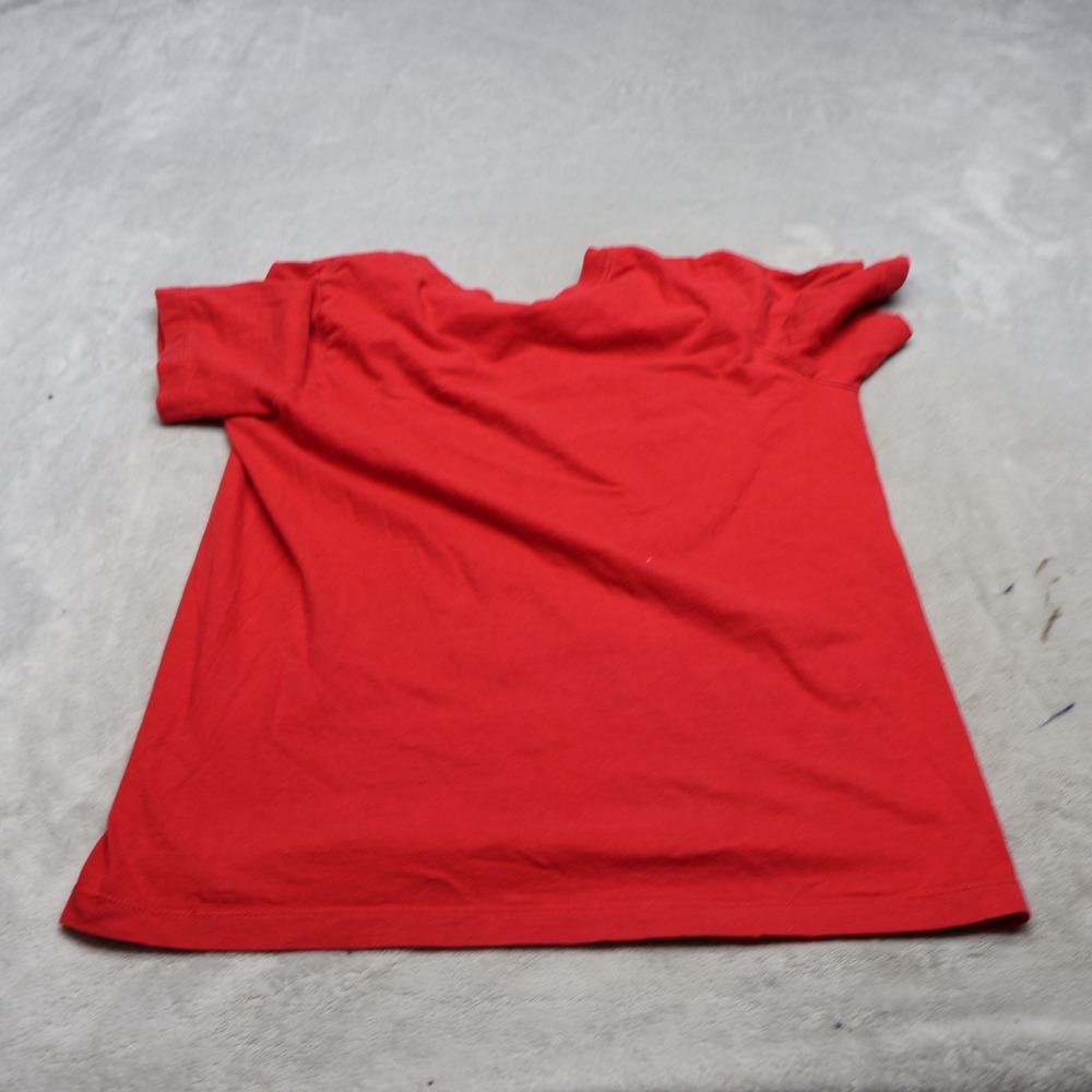 Nike Shirt Youth XL Red Swoosh Logo Graphic Short Sleeve Crewneck The Nike Tee - Picture 9 of 12